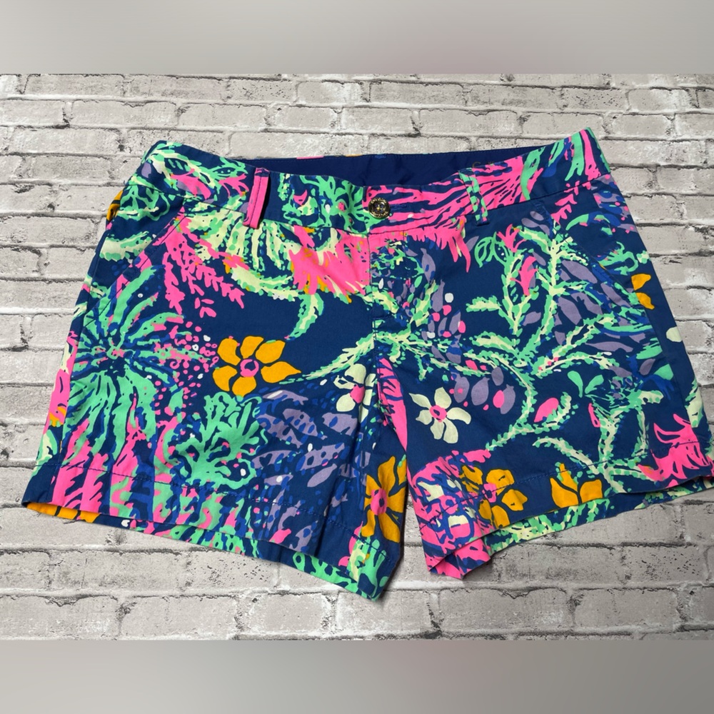 Lilly Pulitzer Callahan Blue and Multicolor Shorts